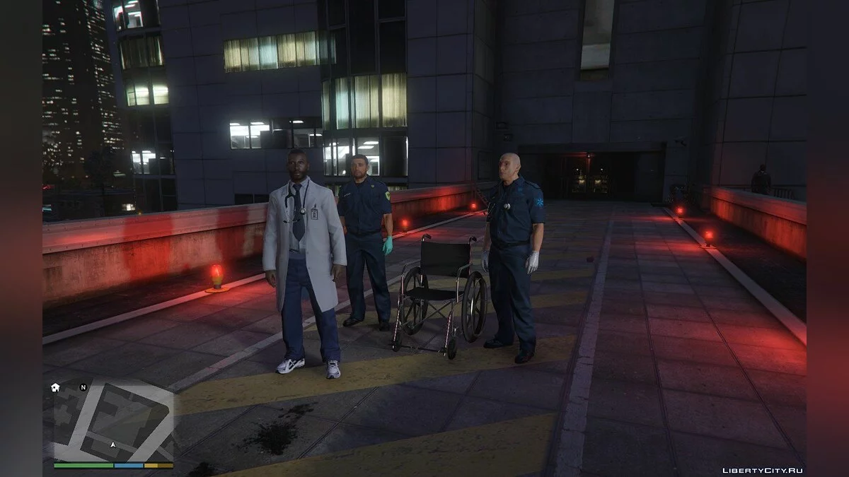 Улучшенная вертолетная площадка на госпитале / GTA 5