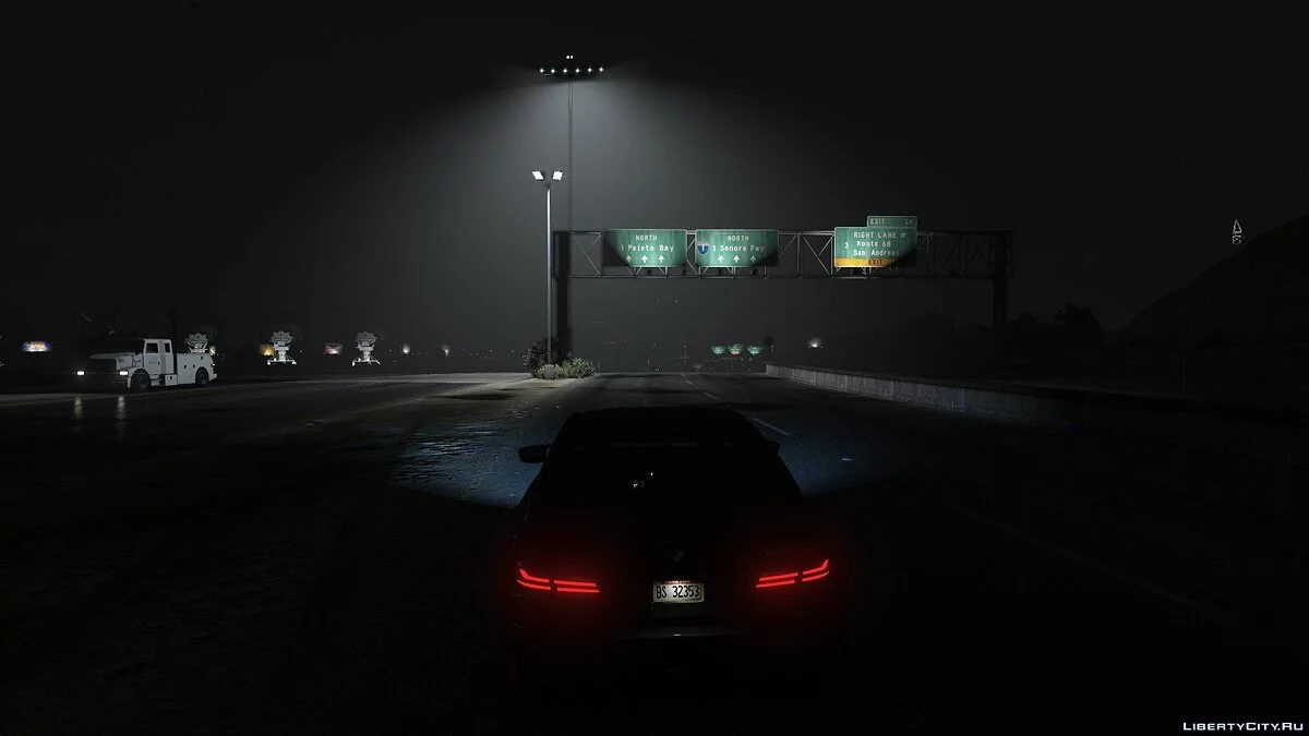 Улучшенное освещение на шоссе / GTA 5
