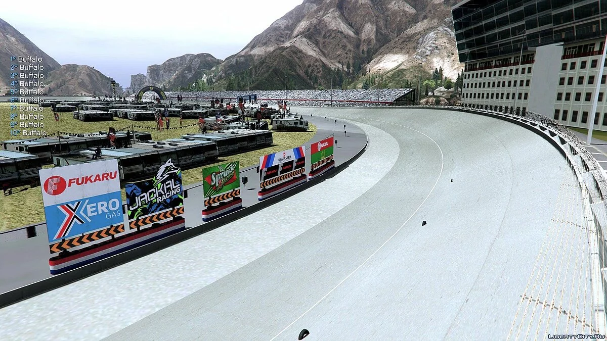 Гоночный трек NASCAR Texas Super Speedway / GTA 5