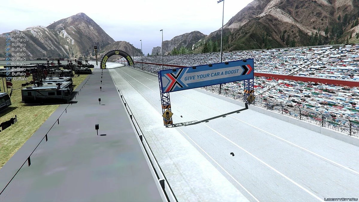 Гоночный трек NASCAR Texas Super Speedway / GTA 5