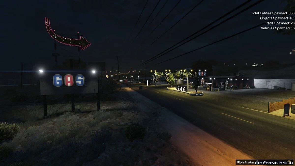 Обновленная заправка на шоссе 68 / GTA 5