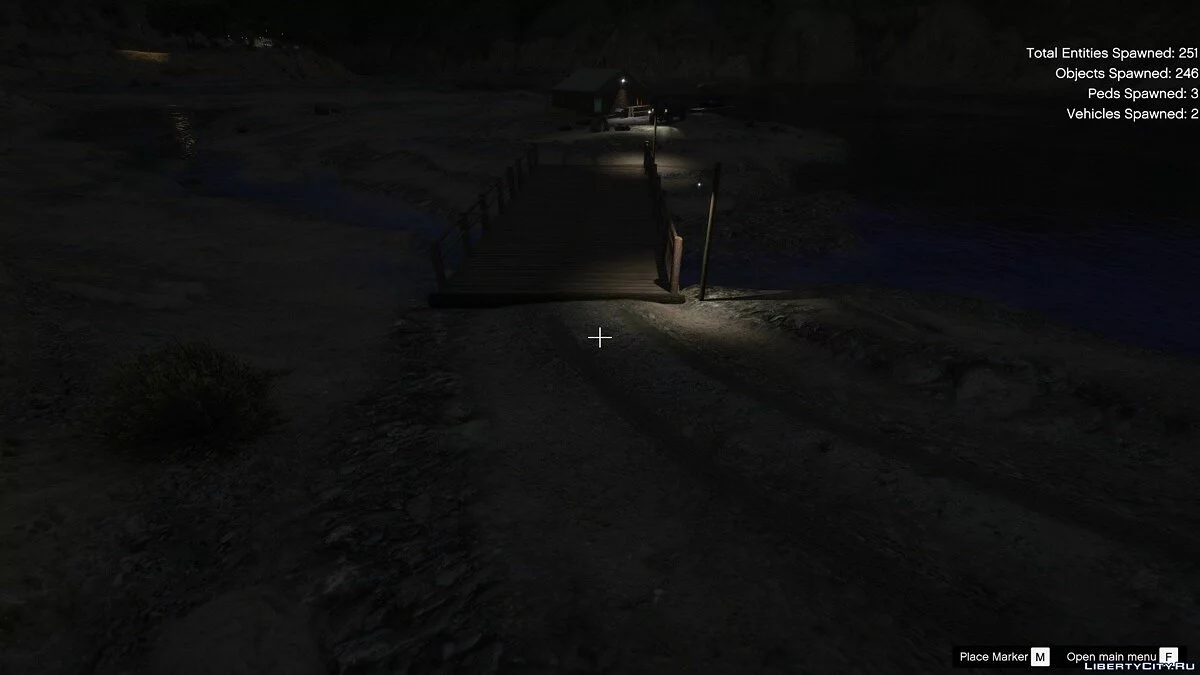 Рыбацкий домик на озере / GTA 5