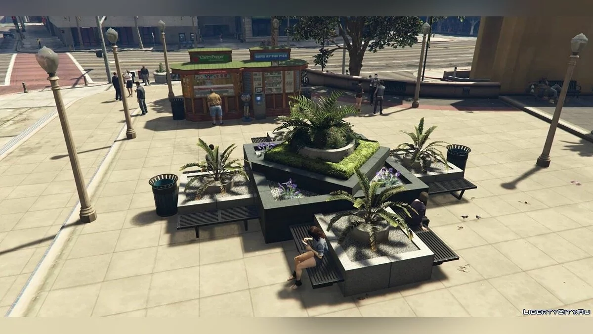Улучшенная центральная площадь / GTA 5