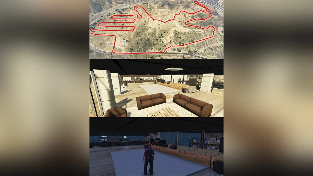 Большая трасса для гонок / GTA 5