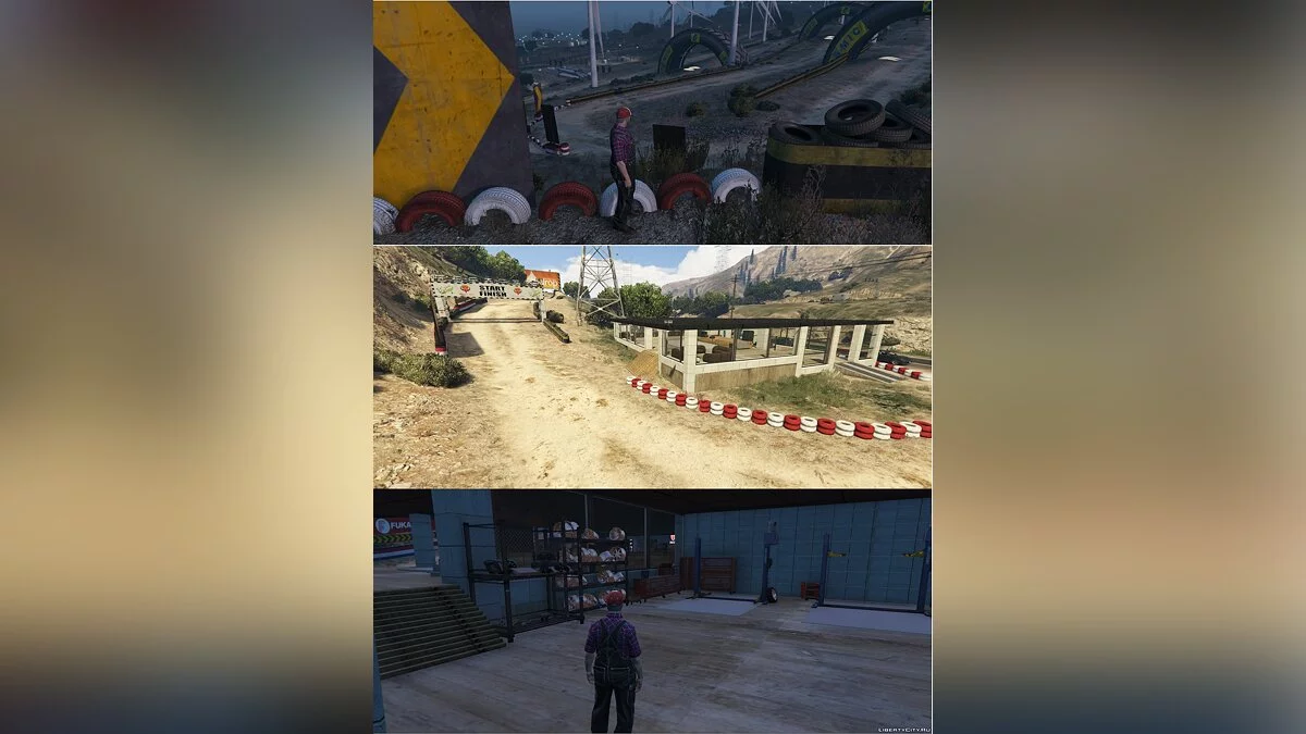 Большая трасса для гонок / GTA 5