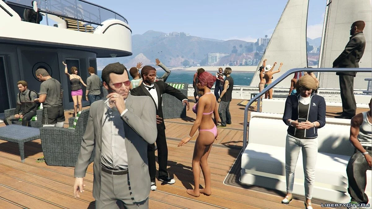 Яхта с райской вечеринкой / GTA 5