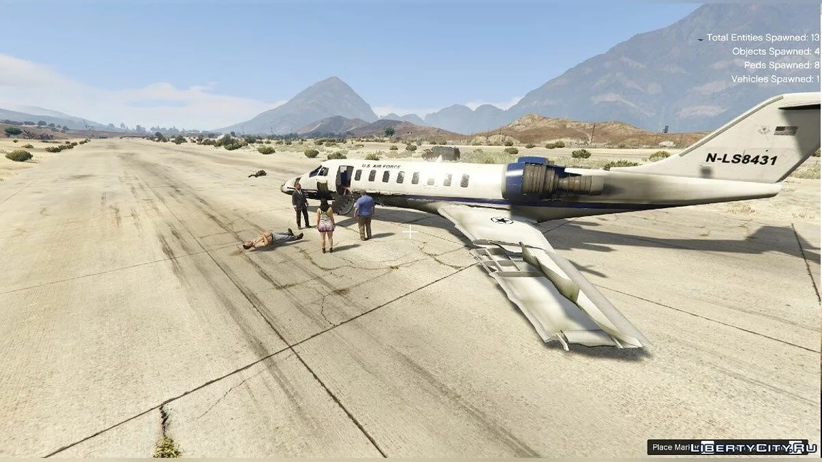 Крушение самолета / GTA 5