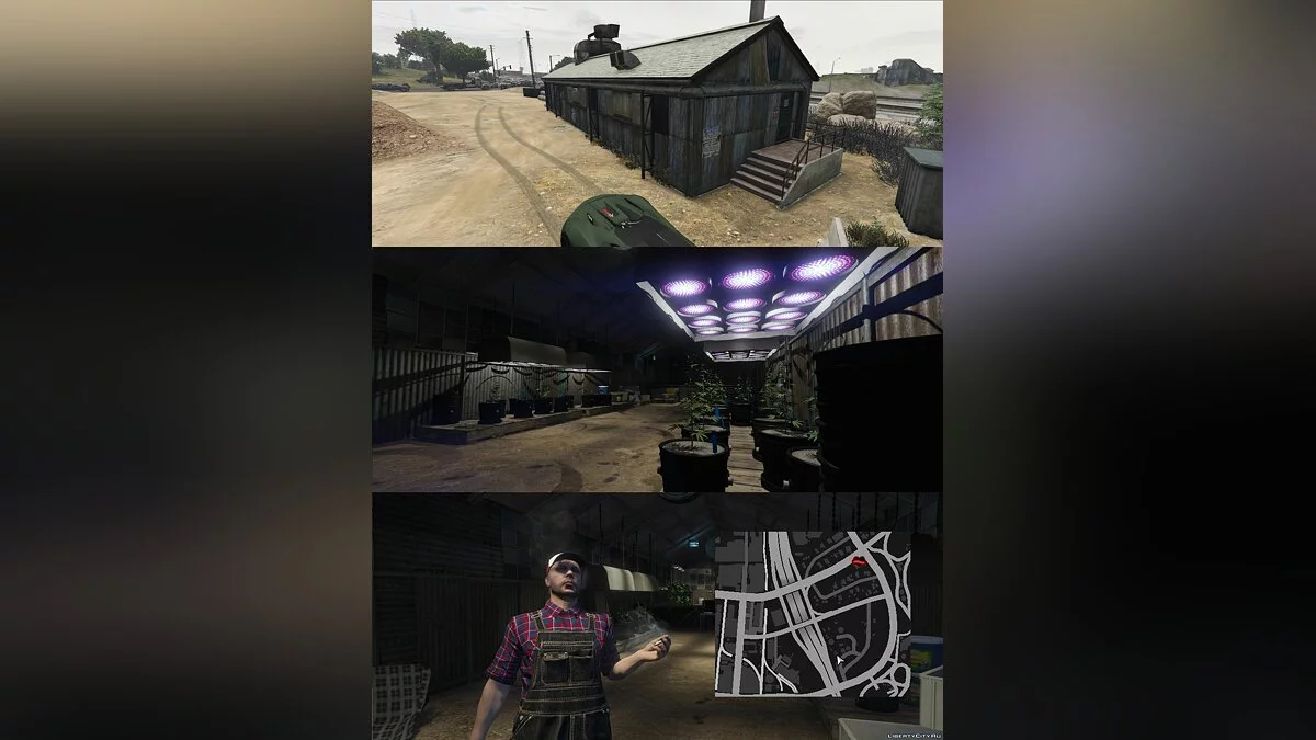 Подпольная ферма конопли / GTA 5
