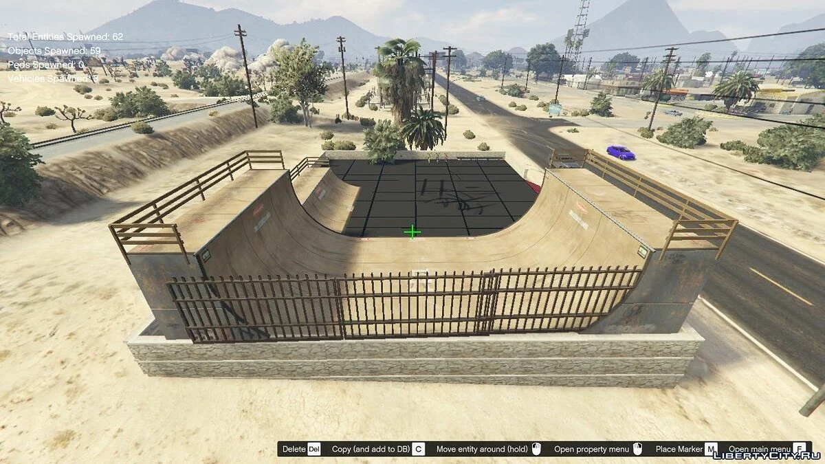 Скейт-парк в районе East Joshua / GTA 5