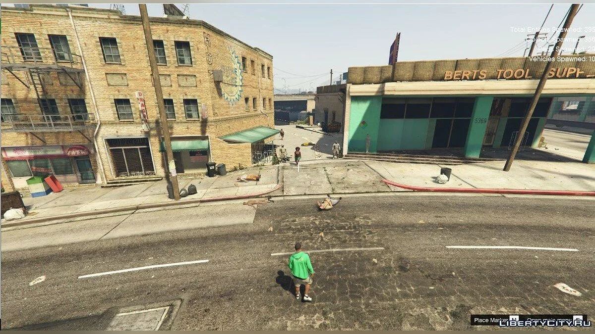 Зомби-база на крыше / GTA 5