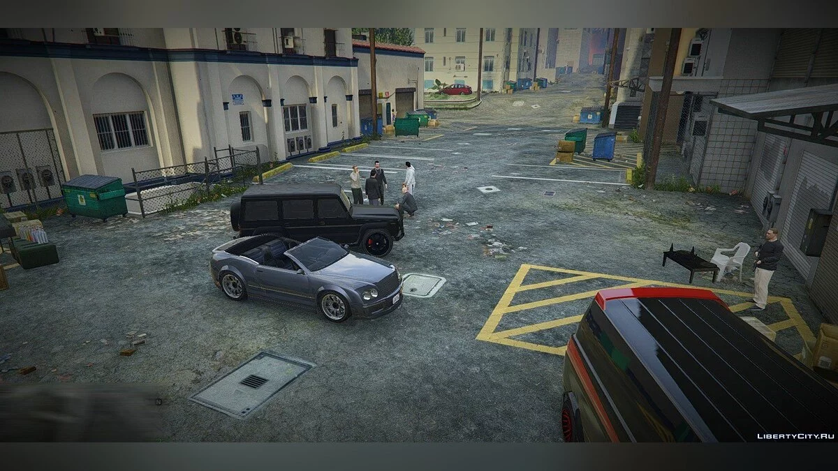 Криминальный район Веспуччи - русская мафия / GTA 5