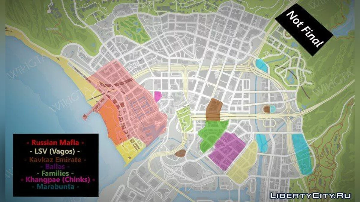 Криминальный район Веспуччи - русская мафия / GTA 5