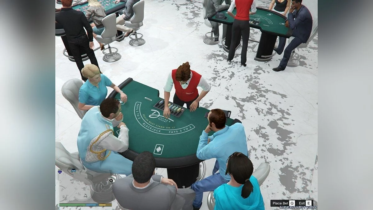 Посетители в казино Diamond  / GTA 5