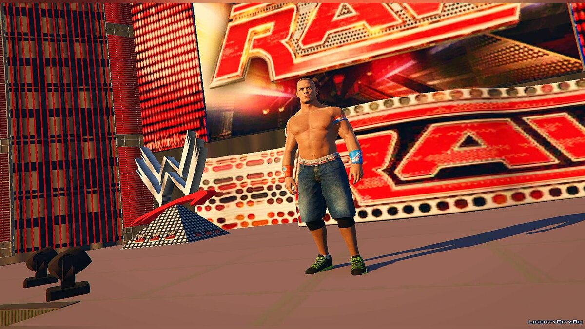 Скачать WWE RAW [Arena] из игры WWE2k17 1.0 для GTA 5