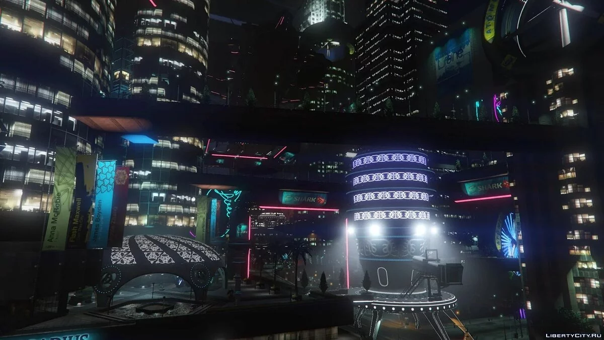 GrandCyberPunk [YMAP] 3.0 — киберпанк в GTA / GTA 5