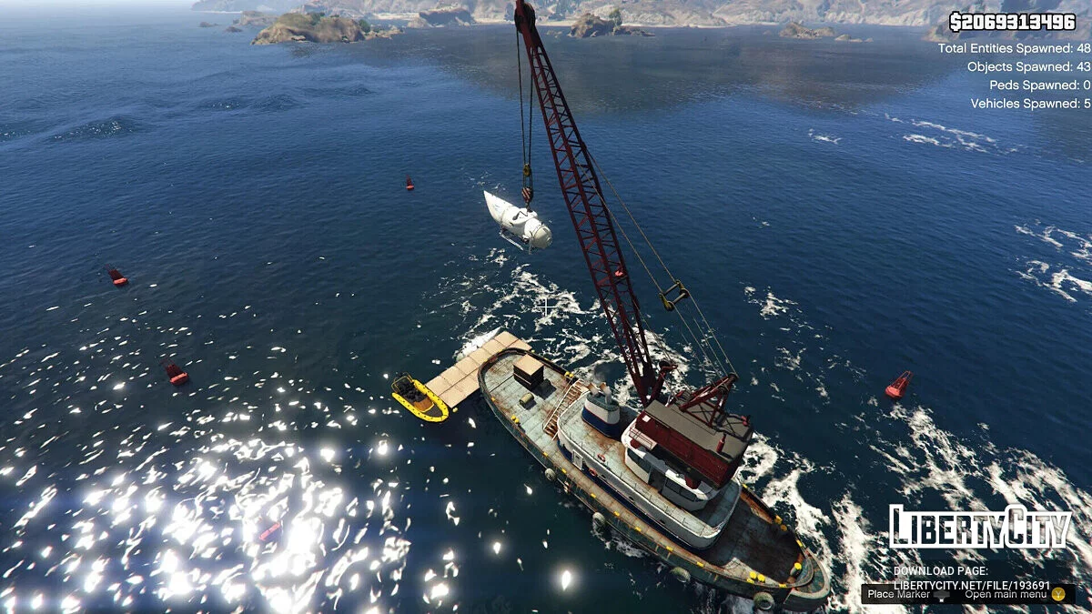 Исследование Титаника / GTA 5