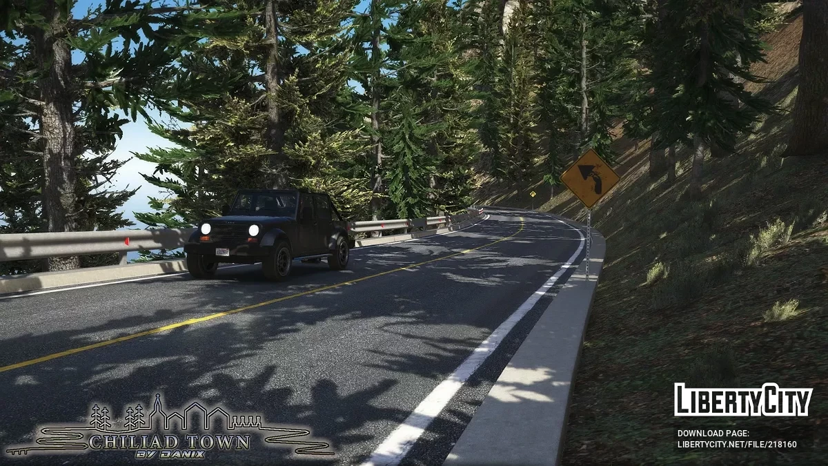 Обновлённая гора Чиллиад / GTA 5