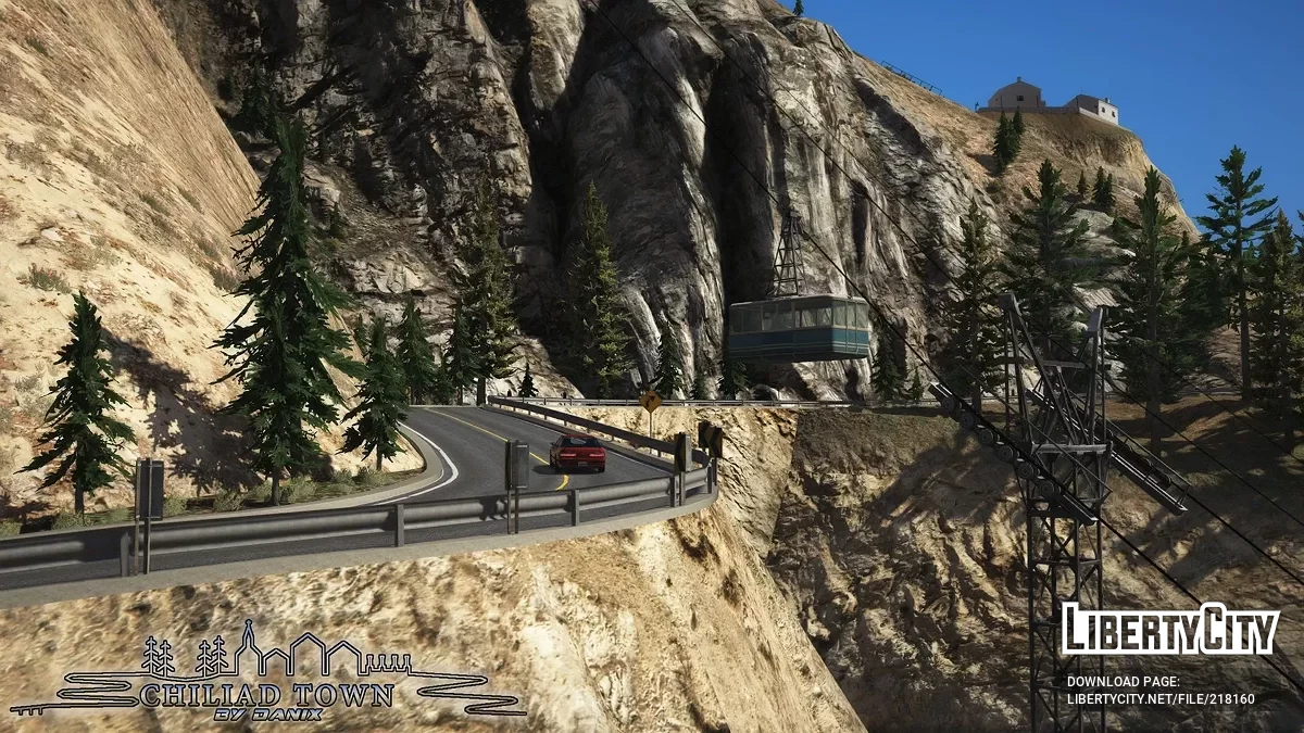 Обновлённая гора Чиллиад / GTA 5