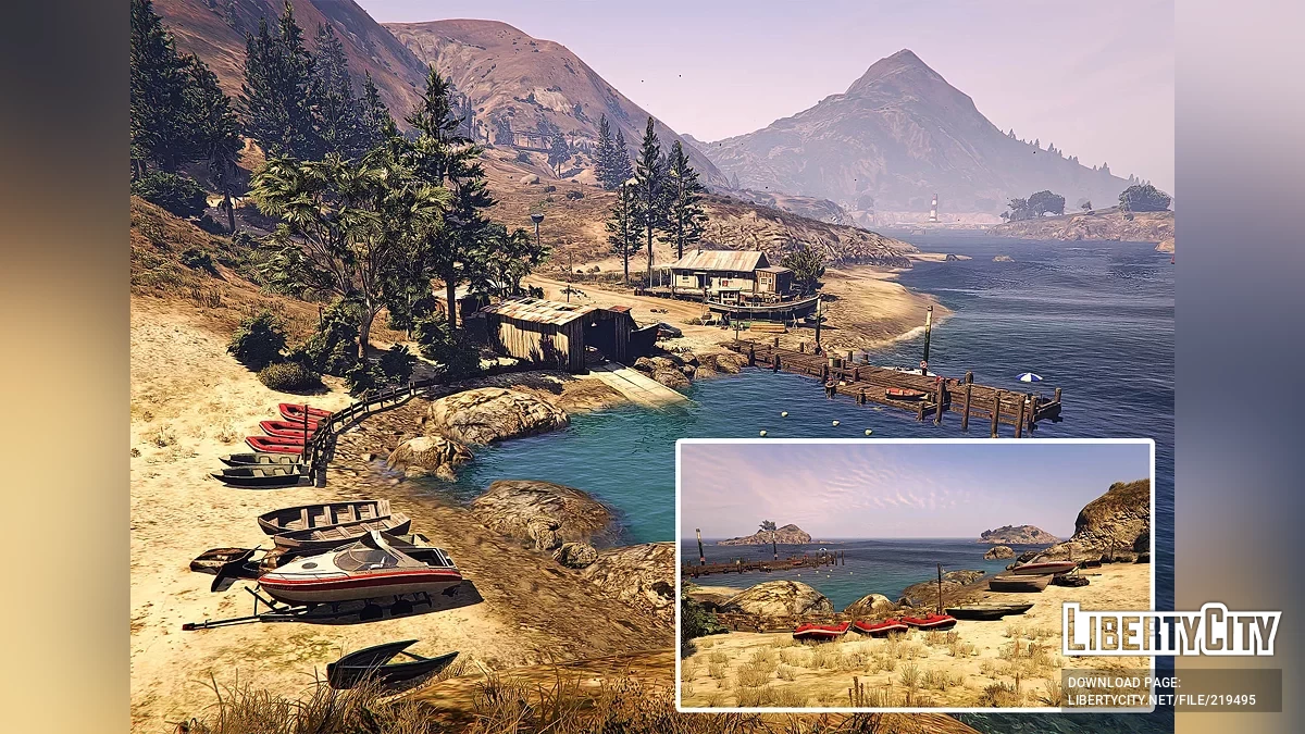 Обновлённая зона «Кэп-Сэтфиш» / GTA 5