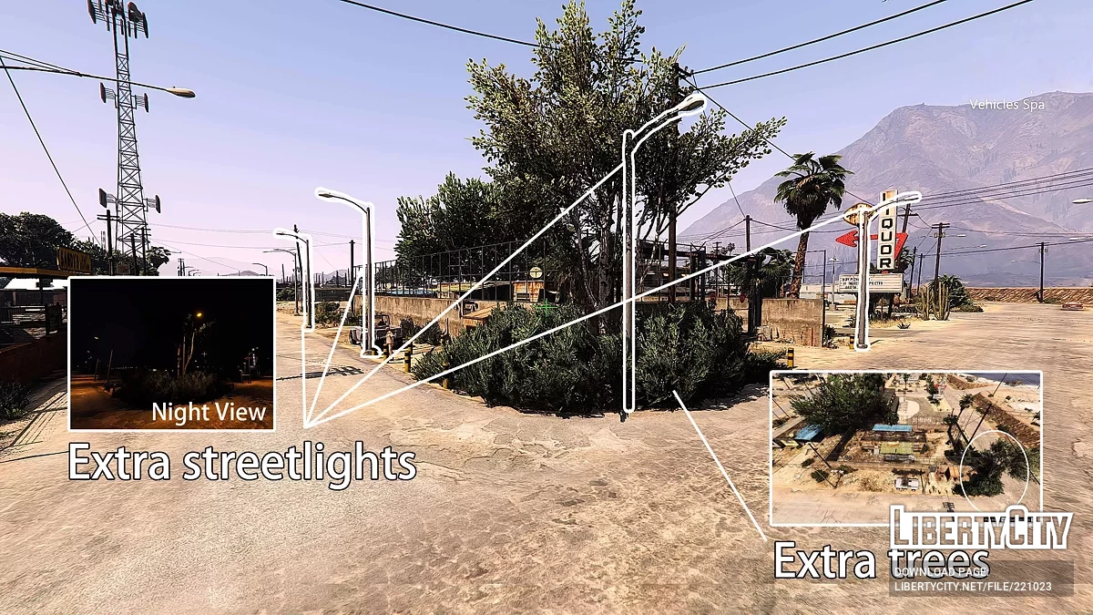 Улучшенный трейлер Тревора с садом в Сэнди Шорс [YMAP] / GTA 5