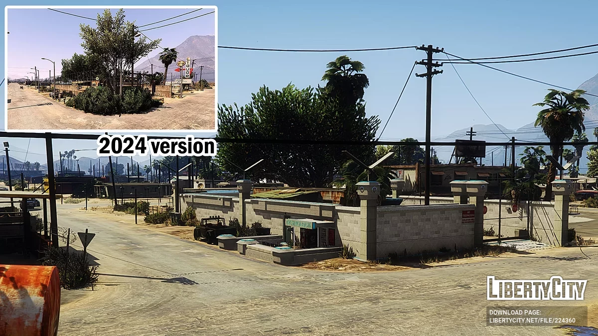 Trevor's Sandy Shores Trailer Garden Improved [YMAP / SF models] / GTA 5
