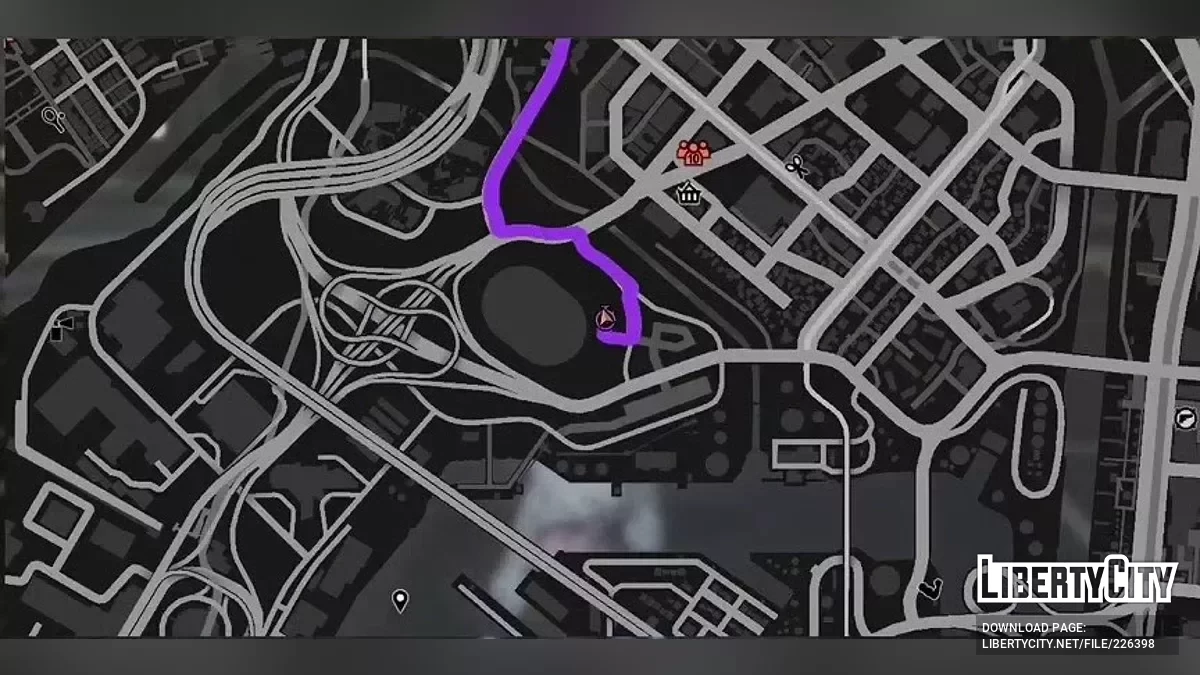 Автовыставка у стадиона / GTA 5