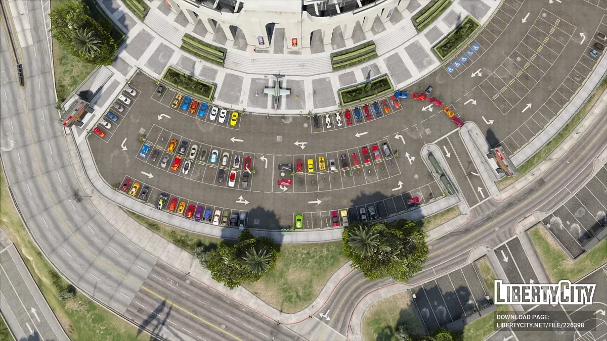 Автовыставка у стадиона / GTA 5