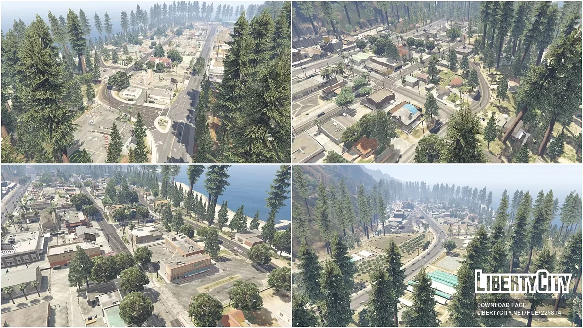 Больше деревьев и фонарей / GTA 5