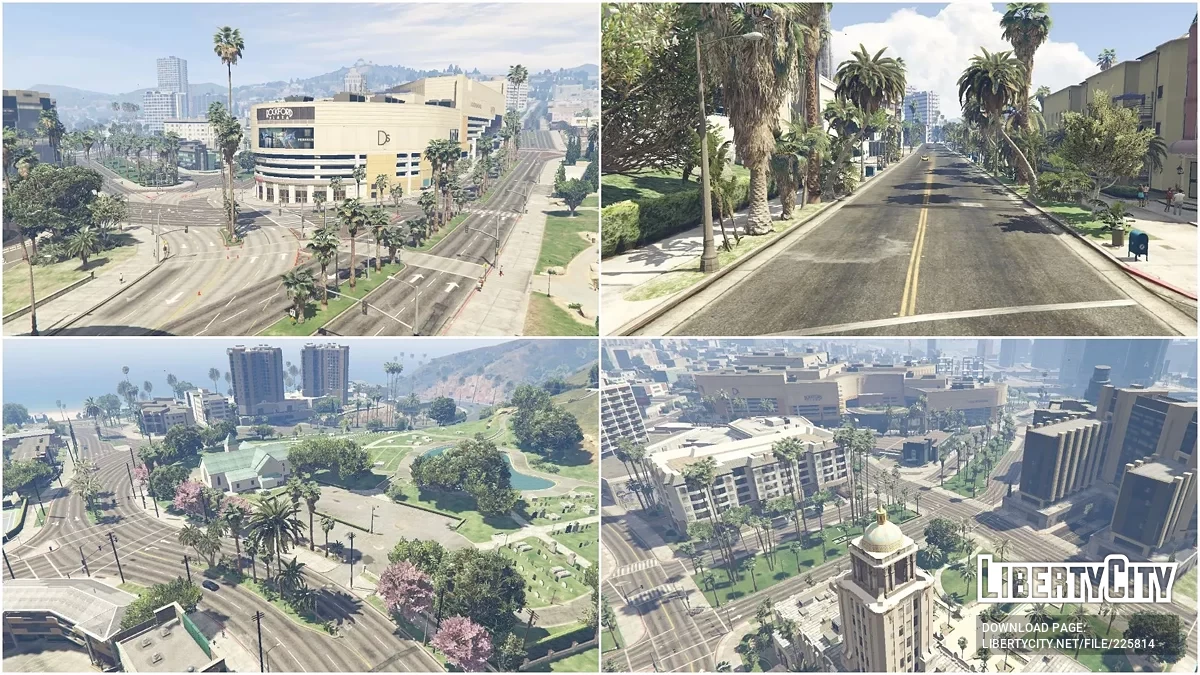 Больше деревьев и фонарей / GTA 5