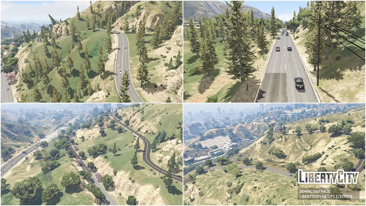 Больше деревьев и фонарей / GTA 5
