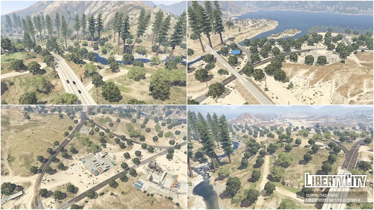 Больше деревьев и фонарей / GTA 5