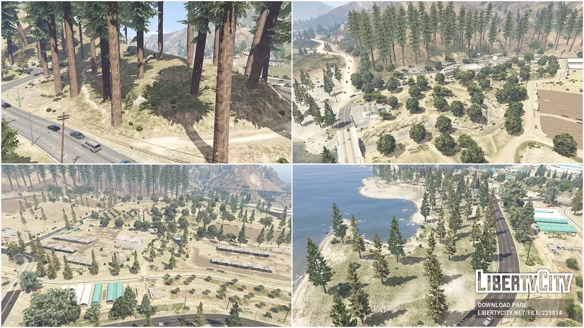 Больше деревьев и фонарей / GTA 5
