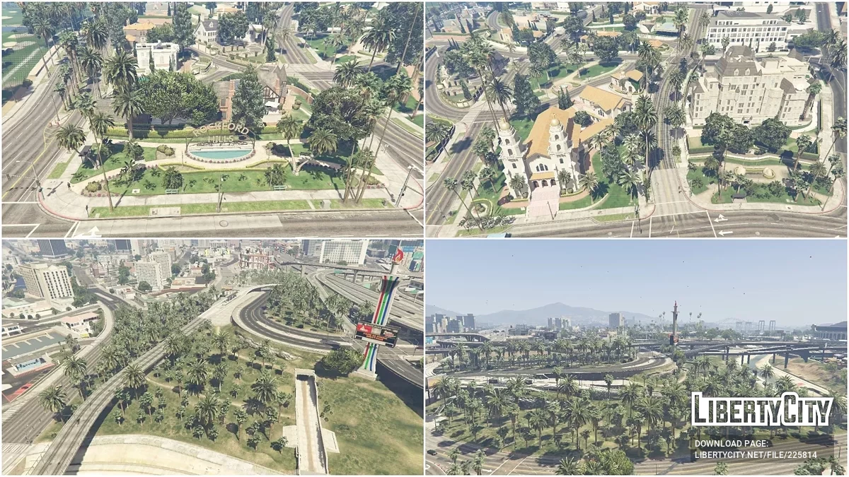 Больше деревьев и фонарей / GTA 5