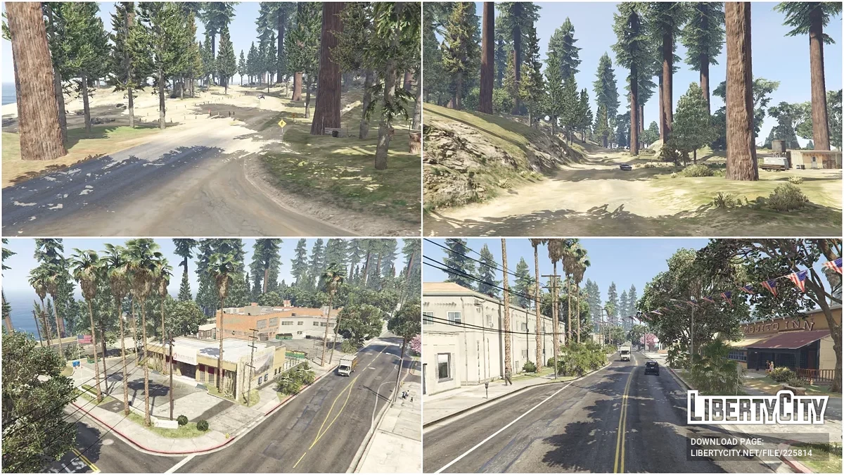 Больше деревьев и фонарей / GTA 5