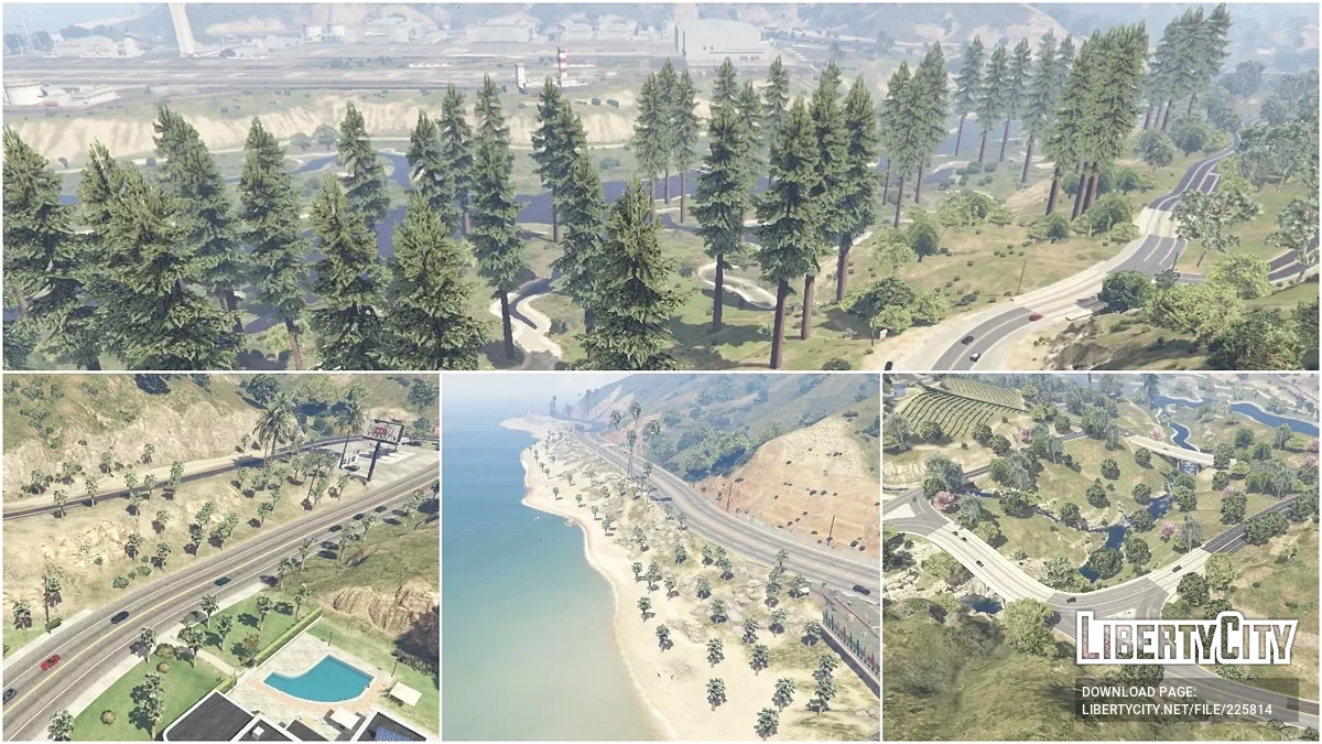 Больше деревьев и фонарей / GTA 5