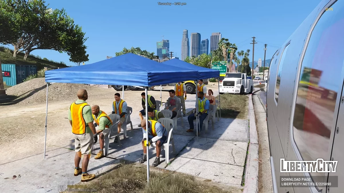 Стройка в Mirror Park [Menyoo] / GTA 5