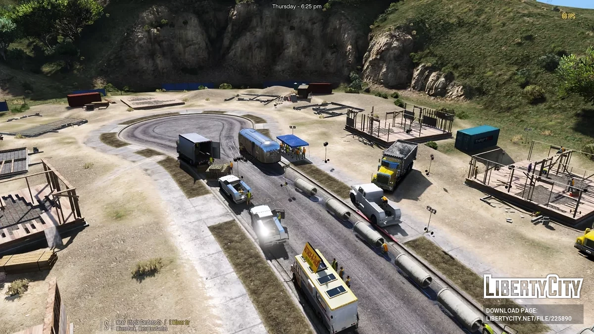 Стройка в Mirror Park [Menyoo] / GTA 5