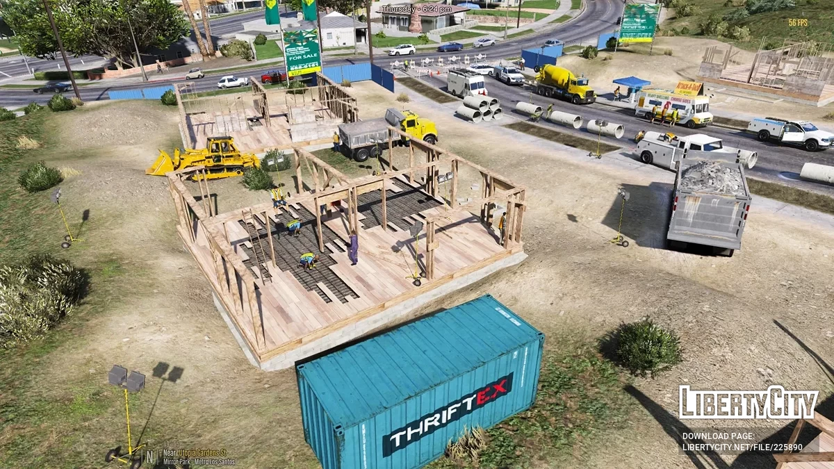 Стройка в Mirror Park [Menyoo] / GTA 5