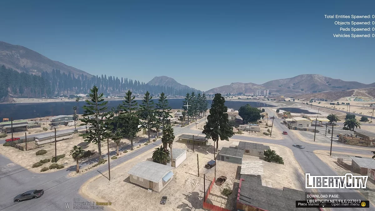 Больше деревьев в Sandy Shores [MapEditor] / GTA 5