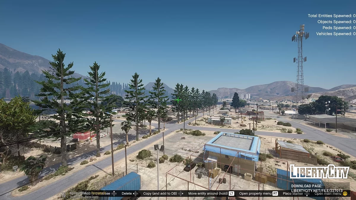 Больше деревьев в Sandy Shores [MapEditor] / GTA 5