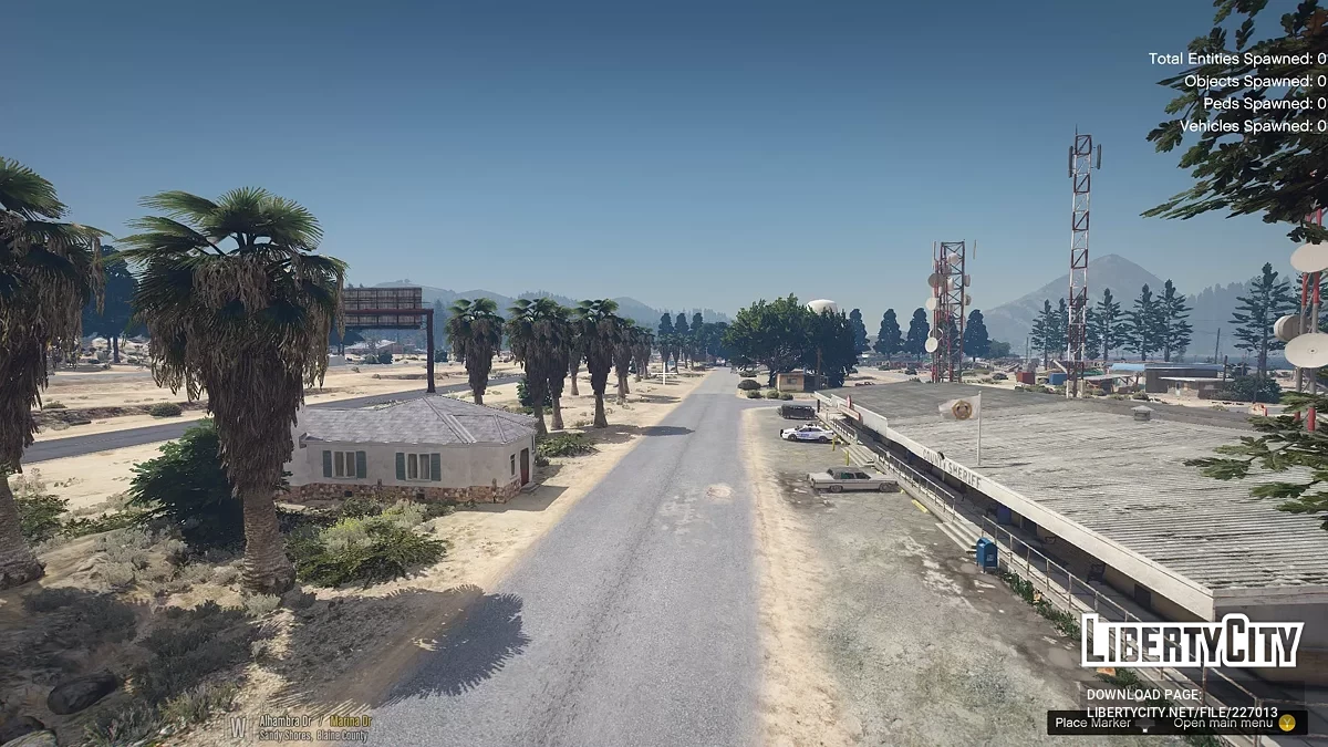 Больше деревьев в Sandy Shores [MapEditor] / GTA 5