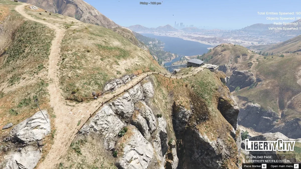 Домик в горах у реки [Menyoo] / GTA 5