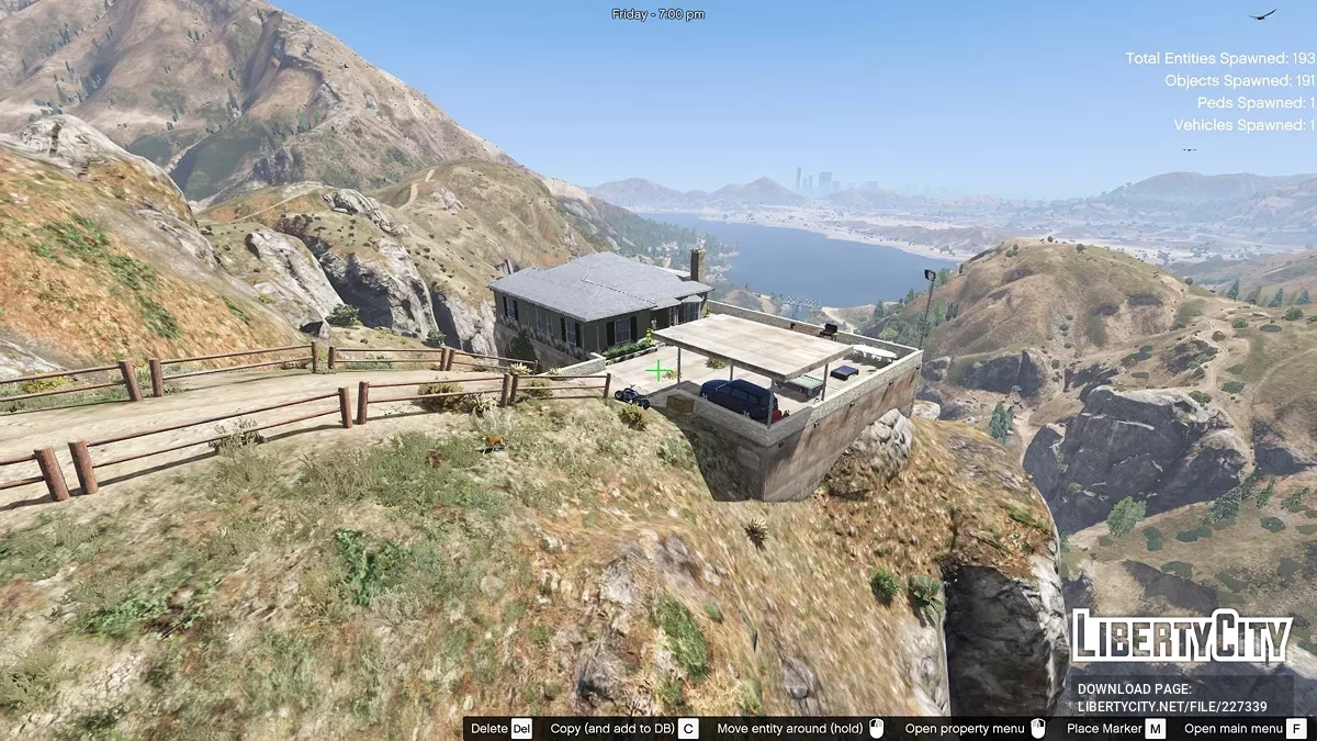 Домик в горах у реки [Menyoo] / GTA 5