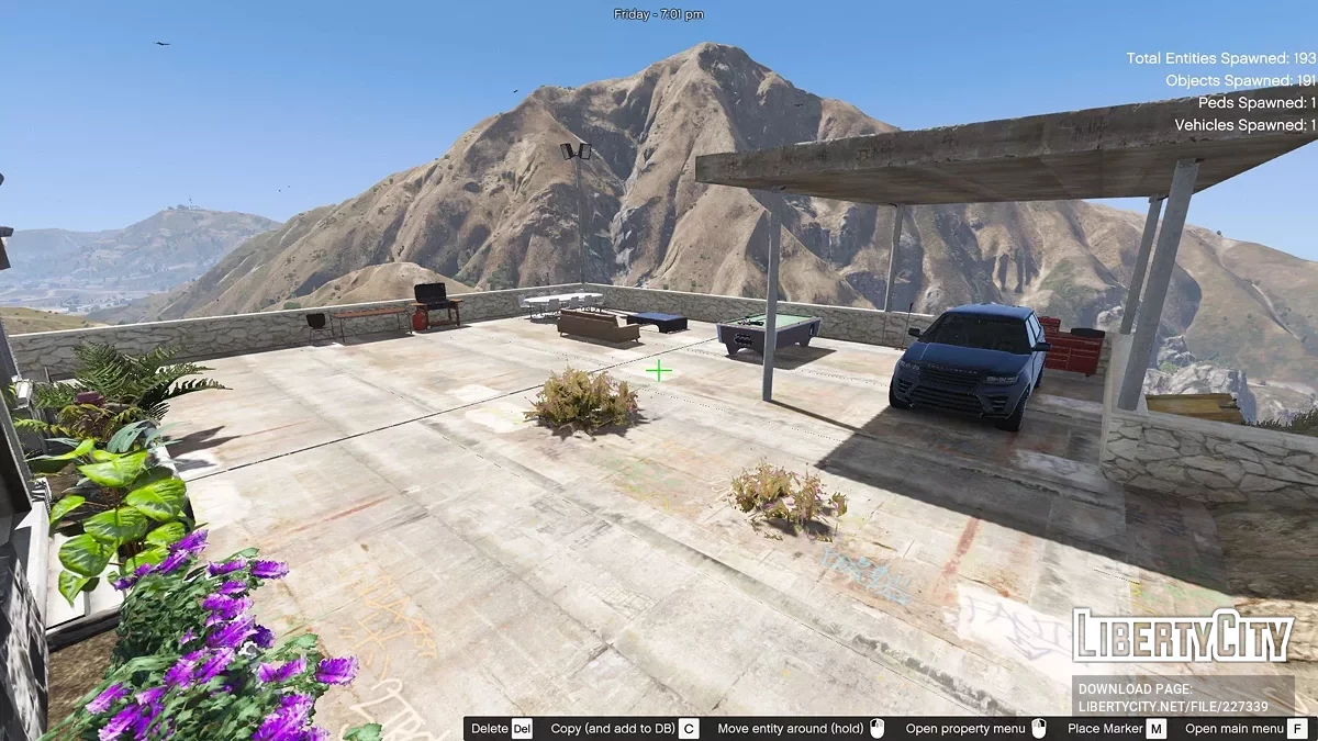 Домик в горах у реки [Menyoo] / GTA 5