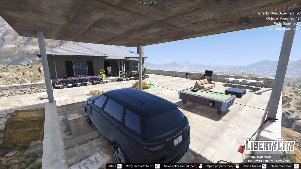 Домик в горах у реки [Menyoo] / GTA 5