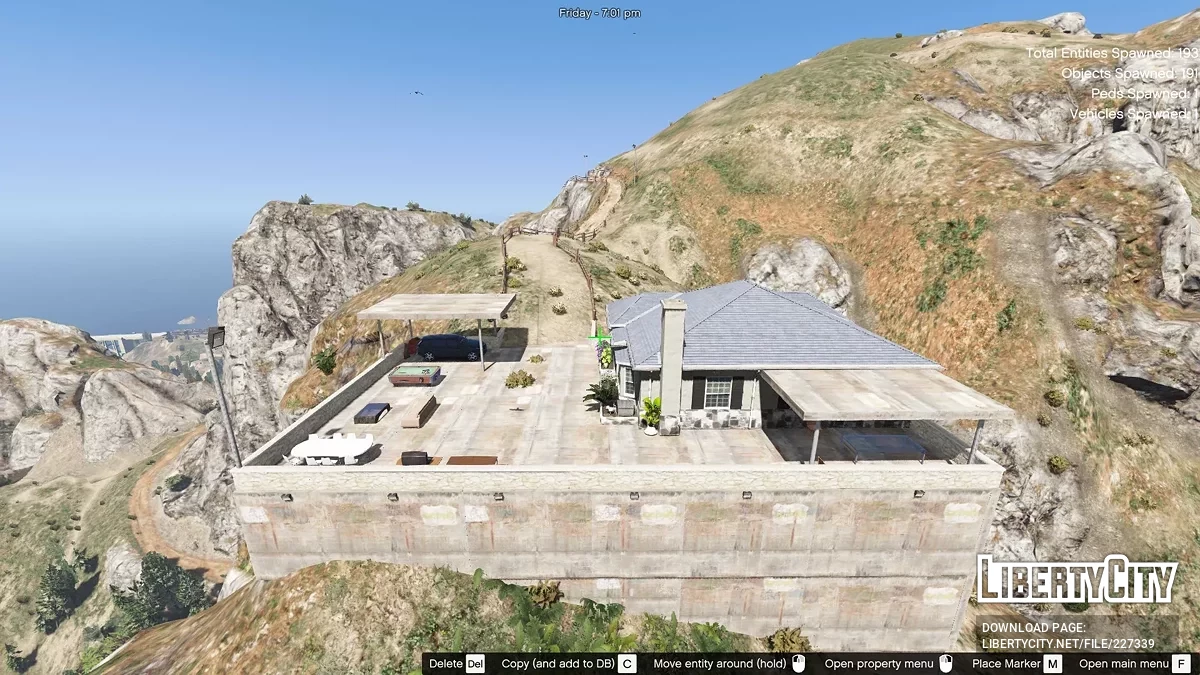 Домик в горах у реки [Menyoo] / GTA 5