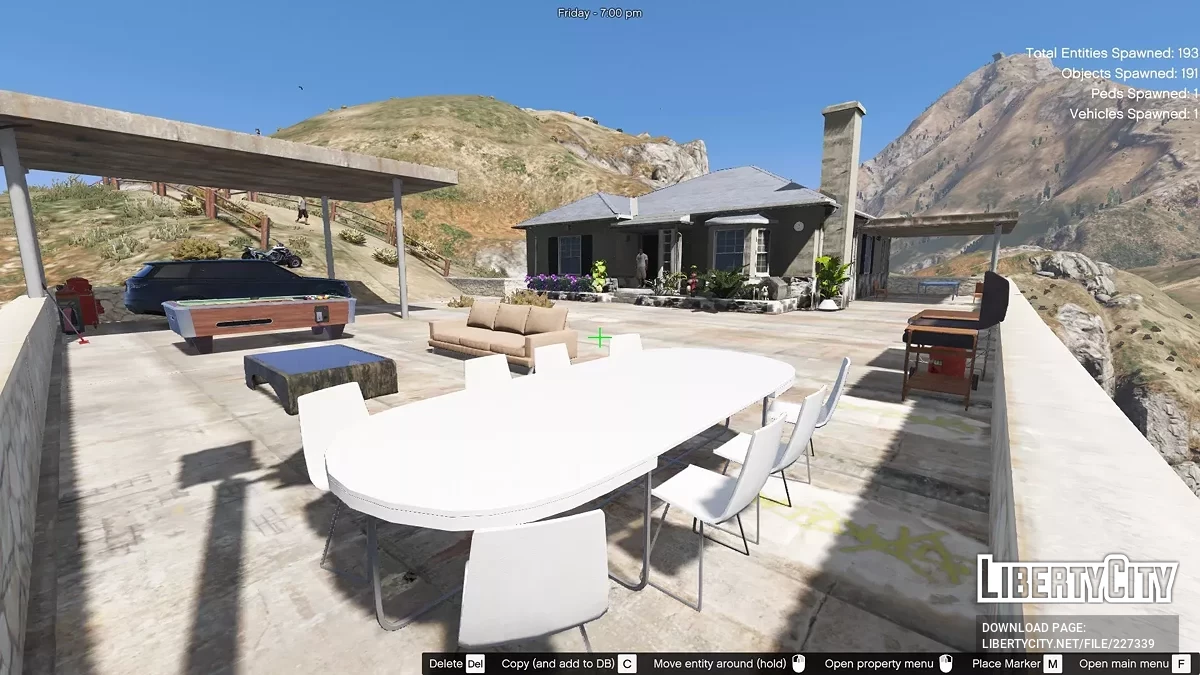 Домик в горах у реки [Menyoo] / GTA 5