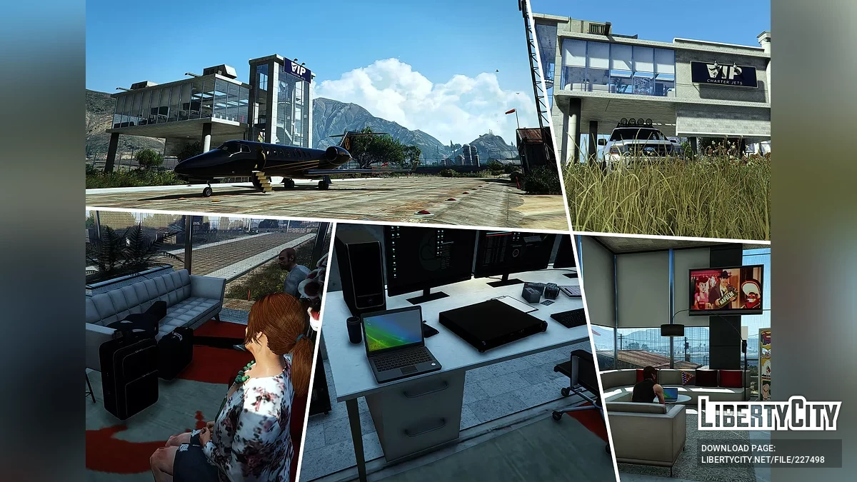 Терминал Мекензи Филд 1 для BaseGen.2025 [YMAP / Дружественный к лору] / GTA 5