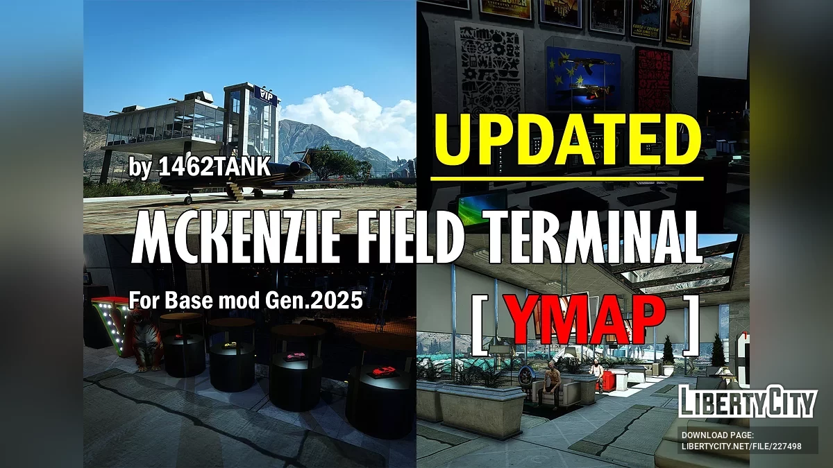 Терминал Мекензи Филд 1 для BaseGen.2025 [YMAP / Дружественный к лору] / GTA 5