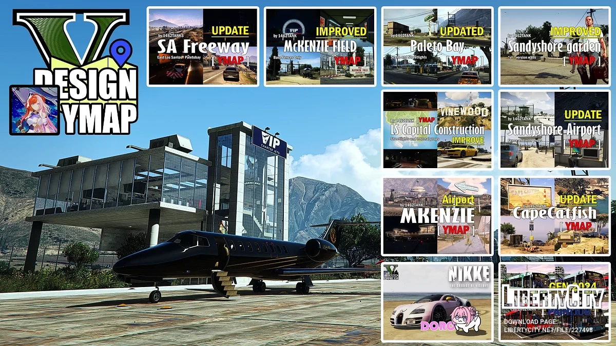 Терминал Мекензи Филд 1 для BaseGen.2025 [YMAP / Дружественный к лору] / GTA 5